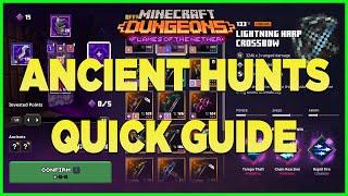 How To Do Ancient Hunts Efficiently - Minecraft Dungeons
