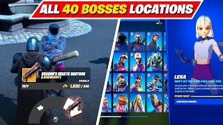 ALL 40 BOSSES & CHARACTERS LOCATIONS - Fortnite Season 5 Chapter 2