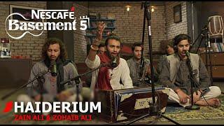 HAIDERIUM  Zain Ali & Zohaib Ali  NESCAFÉ Basement Season 5  New Qawwali 2019