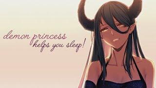 ASMR Demon Princess Helps You Sleep Ear Cleaning Headpatting Soft Spoken Personal Attention