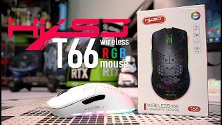 HXSJ T66 Wireless RGB Budget Gaming? Mouse Review TagalogEnglish Subtitle