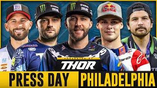 2024 Philadelphia Supercross  Press Day ft. Tomac Webb Lawrence