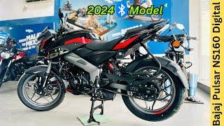 2024 Bajaj Pulsar NS160 Digital Meter Full Detailed Review  Bluetooth Model New Updates & Features