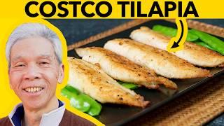  How a Chinese Chef cooks Costco Tilapia 煎鯽魚