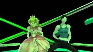 MMD Radioactive Peach Wii Fit Trainer