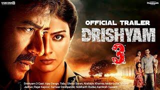 Drishyam 3 - Official Trailer  Ajay Devgn  Tabu Shriya SaranAkshaye Khanna Ishita Dutta Updates