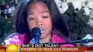 Gabi Wilson H.E.R. age 10 on the Today Show performing Alicia Keys