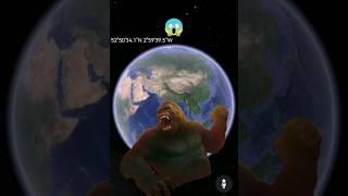 King Kongon Google Earth #shorts #googlemaps #googleearth #armkien