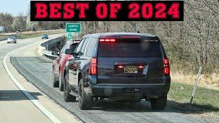 BEST OF 2024. Most Brutal Police Pursuits & Crazy People.