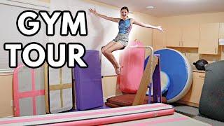 HOME GYM Tour  DREAM Gymnastics Gym  Bethany G