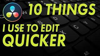 10 Keyboard Shortcuts To Edit Quicker  DaVinci Resolve Tutorial