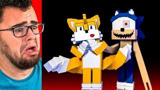 Reacting to NEW CURSED SONIC vs Tails