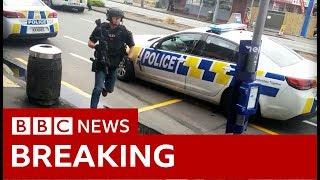 Christchurch mosque shootings Footage shows arrest - BBC News