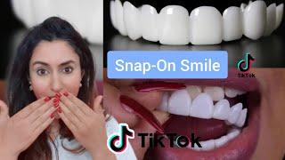 Orthodontist Reacts To Snap-On Veneer Tik-Toks