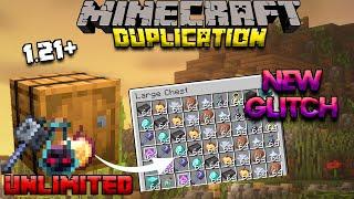 THE ONLY WORKING 1.21 DUPLICATION GLITCH FOR MINECRAFT JAVA  Easiest Duplication 1.21