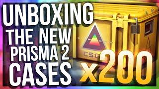 UNBOXING 200 PRISMA 2 CASES HUGE NEW CASE UNBOXING