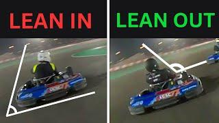 How to LEAN in Karting tutorial