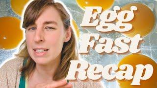 Egg Fast RESULTS & Recap **MORE Weight Loss??