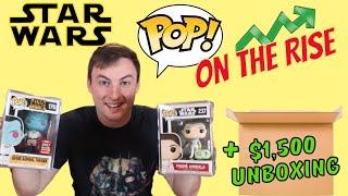 Star Wars Funko Pops On The Rise Plus $1500 Mega Grail Unboxing