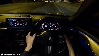 BMW 5 Series G30 520d M Sport POV Night Drive 4K