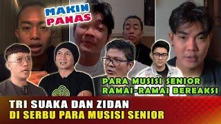 BIKIN GERAM  Reaksi Para Musisi Senior Melihat Tri Suaka Dan Zidan Minta Maaf Pd Andika Kangen Band