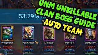 UNM Full Auto Unkillable Clan Boss Guide