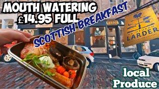 I Review a £14.95 Scottish Breakfast in Edinburgh Must Try Made With local Produce