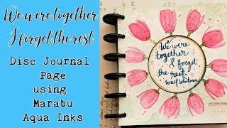 Art Journaling with Marabu Aqua Inks