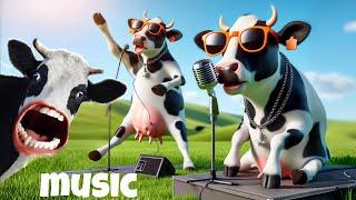 FUNNY COW DANCE 4│Cow Song & Cow Videos 2024  Cow dance mix  funny dancing cow  gay  gaiya dance