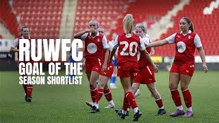 RUWFCs 202324 Goal of the Season shortlist 