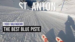 The best blue piste 100 Valfagehr in St Anton am Arlberg