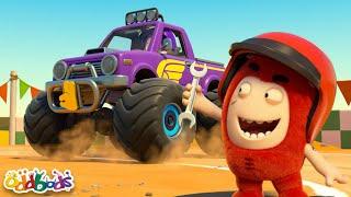 Monster Truck Competition  Oddbods TV Full Episodes  Funny Cartoons For Kids