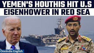 Houthis Punish U.S For Killing Several People In Yemen Aircraft Carrier Eisenhower Hit In Red Sea