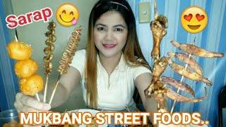 Filipino Street Foods  Pinoy Mukbang   Affordable Foods  - The Family PinoyVlog