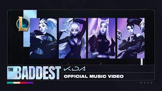 KDA - THE BADDEST ft. GI-DLE Bea Miller Wolftyla Official Lyric Video  League of Legends