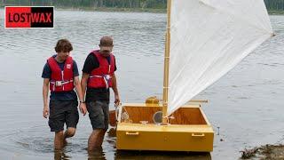 Can You Make a Sailboat From Hardware Store Materials? DIY Plywood Sailboat PD Racer Build.