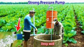 Pressured Pump - How to make Auto Water pump from deep well - No electricity