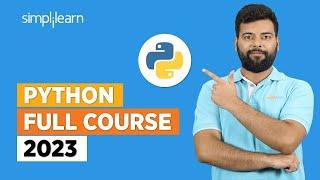 Python Full Course 2023  Learn Python in 12 Hours  Python Tutorial for Beginners  Simplilearn