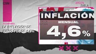 LA INFLACIÓN DE JUNIO FUE DE 46%