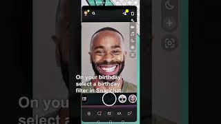 How To Enable Snapchat Birthday Party #trendingshorts