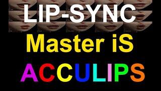 MASTER  ALL Secret Lip-Sync Acculips   IClone 7 Tutorial