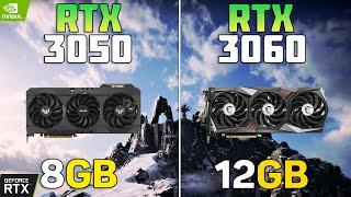 RTX 3050 vs RTX 3060 - 11 Games Test