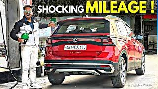 Volkswagen Taigun 1.0 TSI Mileage test Shocking Results 