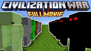 Minecraft but I join a CIVILIZATION WAR FULL MOVIE