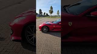 Ferrari 812 Competizione - Start up rev and acceleration