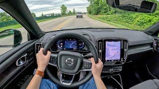 2024 Volvo XC40 Recharge Single Ultimate - POV Test Drive Binaural Audio