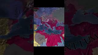 Byzantium to Rome Timelapse #eu4 #europauniversalis4 #shorts #timelapse