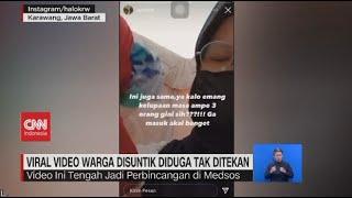 Viral Video Warga Disuntik Diduga Tak Ditekan