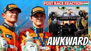 Piastri Earns Awkward First Win  2024 Hungary Grand Prix Race Reaction