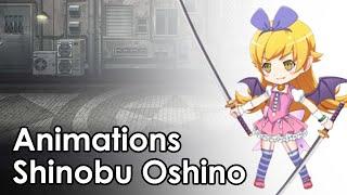 Shinobu Oshino - Battle Animations